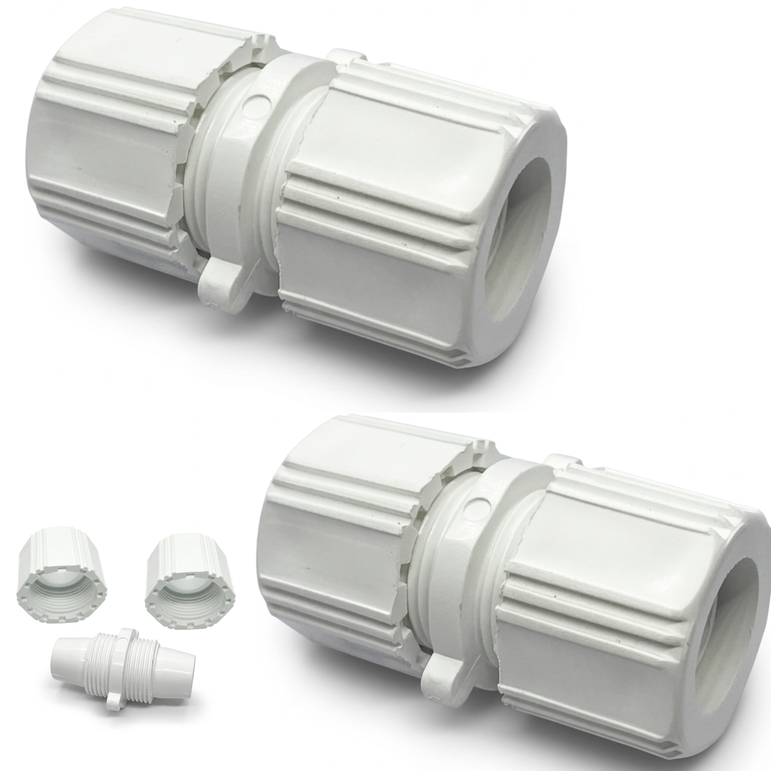 3/4 to 3/4 inch (20mm) Garden Pipe Connector Joint – Heavy Duty PVC Water Hose Pipe Connector for Home Gardening & Irrigation – Quick Leak-Proof Pipe Joint Coupler (Pack of 2)-picture-19