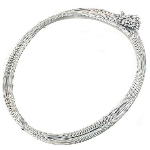AWIORETON Galvanized Baling Wire 100-Pack for Efficient Bundling