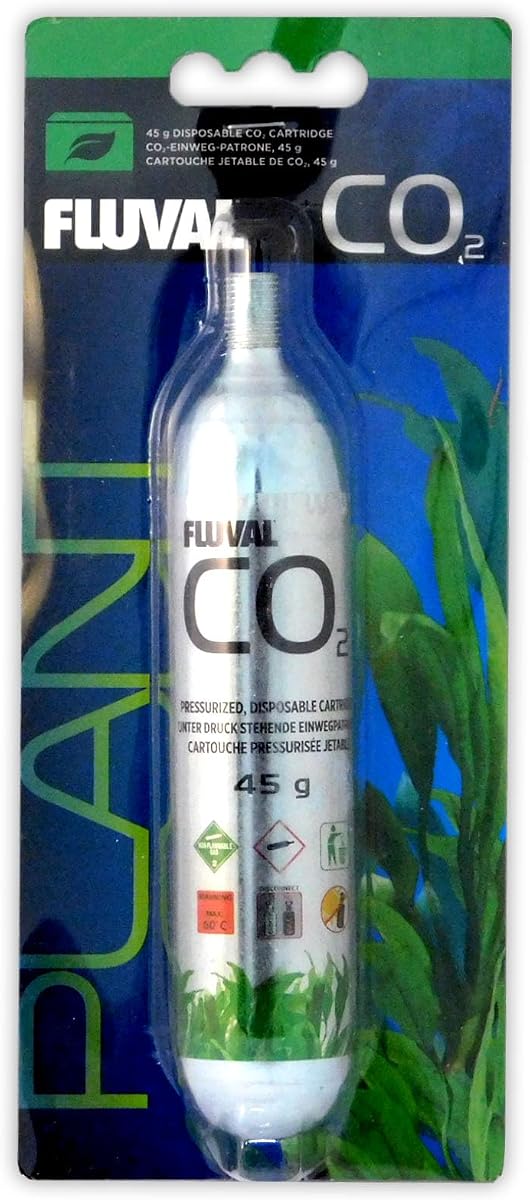 Cartucho de CO2 Fluval de 1,6 oz (1 paquete), 17555