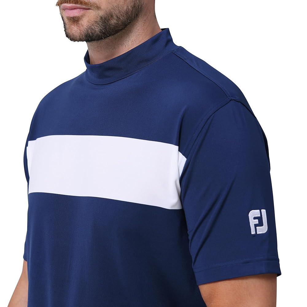 FR2 GOLF サイズXL ストライプ　モックネックシャツ FR2 GOLF サイズ 2XL ブラックストライプ モックネックシャツ