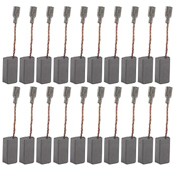 20-Pack Carbon Motor Brush Replacement Set 5x8x16mm | Electric motor parts, power tool accessories, fit for drills, high-conductivity carbon material,lasting