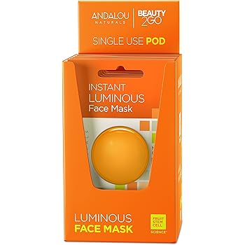 Download Amazon Com Andalou Naturals Instant Luminous Turmeric Gold Clay Mask Pod Single Face Mask 0 28 Ounce Pack Of 6 Beauty PSD Mockup Templates
