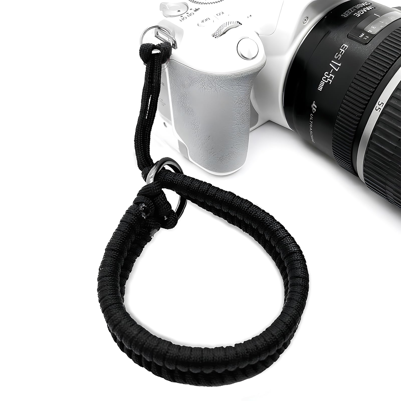 NKSRCP Camera Wrist Strap,Nylon Hand Wrist Straps Lanyard with A 1/4" Screw,for Insta360 Selfie Stick, Nikon Canon Sony Samsung Olympus Dslr Cameras, Smartphone Gimbal Stabilizer（black）