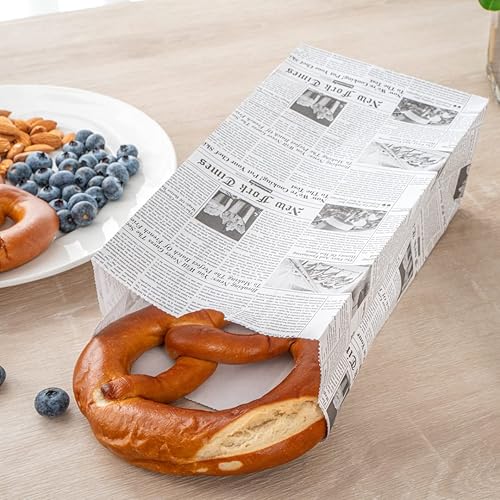 Vista 229 de Restaurantware Bag Tek - Bolsas de almuerzo desechables de 2 libras, 100 bolsas resistentes para llevar, parte inferior plana, ideal para Blanco