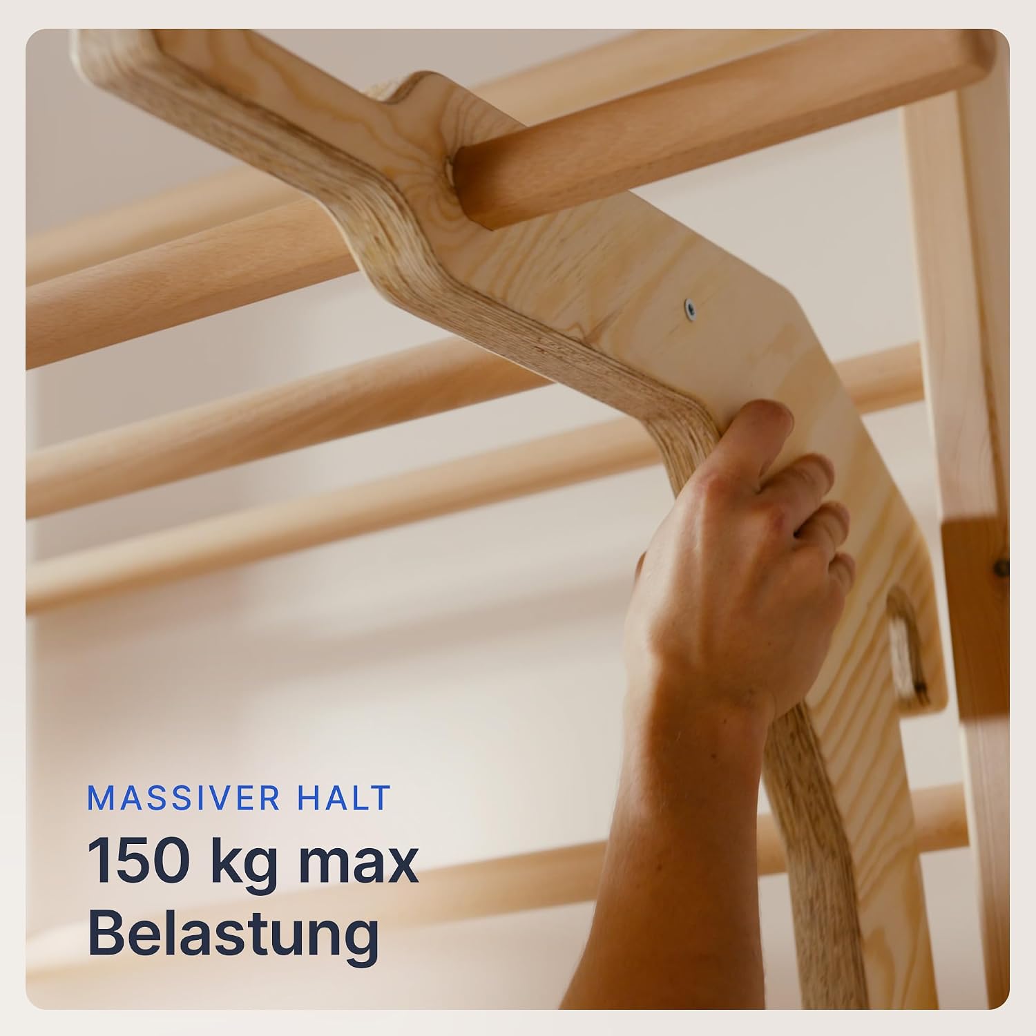 Sprossenwand mit Klimmzugstange Erwachsene 6