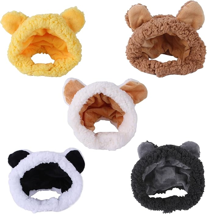 Sombrero Disfraz de Oso para Perros y Gatos, Accesorio de Fiesta miniatura 5