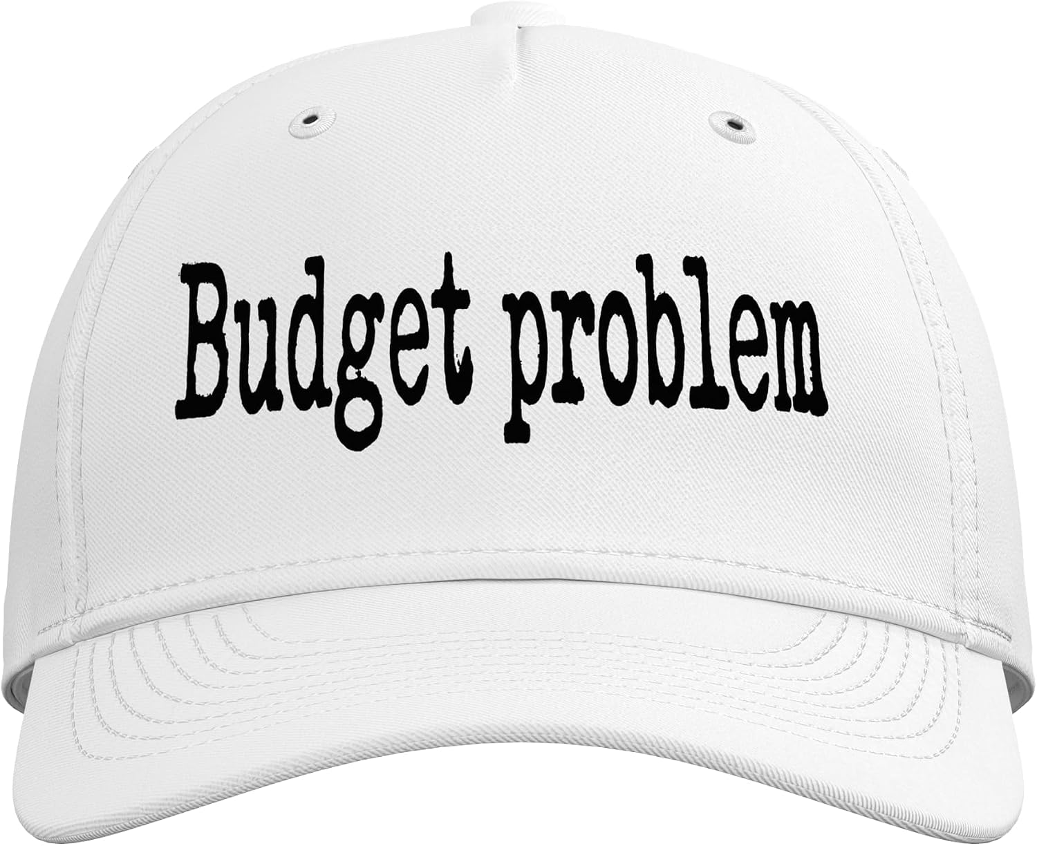 Budget Problem Sarcastic Humor Funny Womens Adjustable Baseball Hat image 2