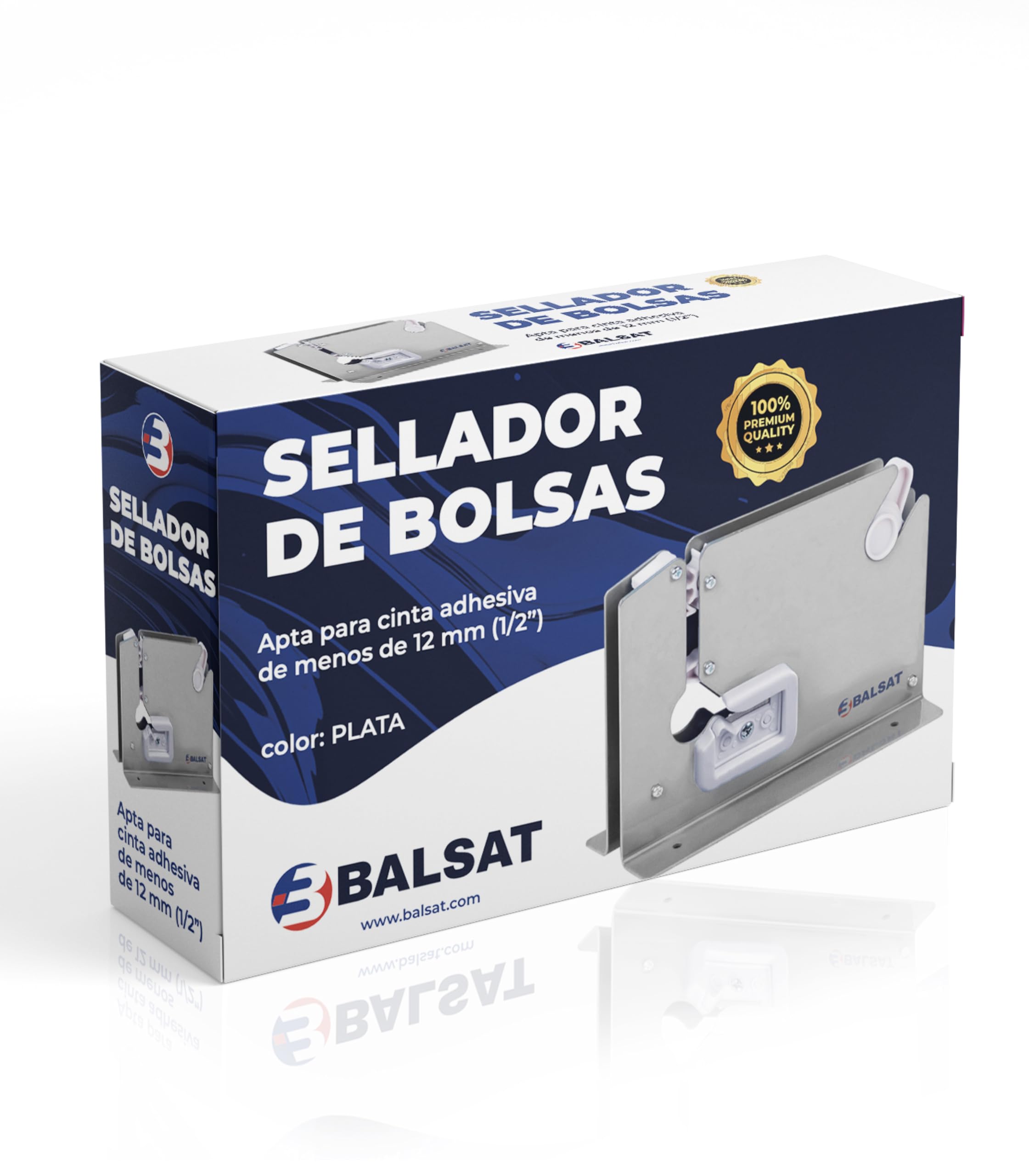Balsat - Sacchetti sigillanti in acciaio inox + 6 rotoli rossi