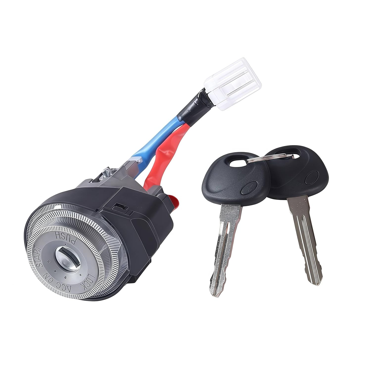Ignition Switch Lock Cylinder 2 Keys, Compatible with 2011-2016 Hyundai Elantra, for 2013-2014 Hyundai ElantraCoupe, for 2013-2016 HyundaiElantra GT, Replace OE 81900-3XF00 US660L