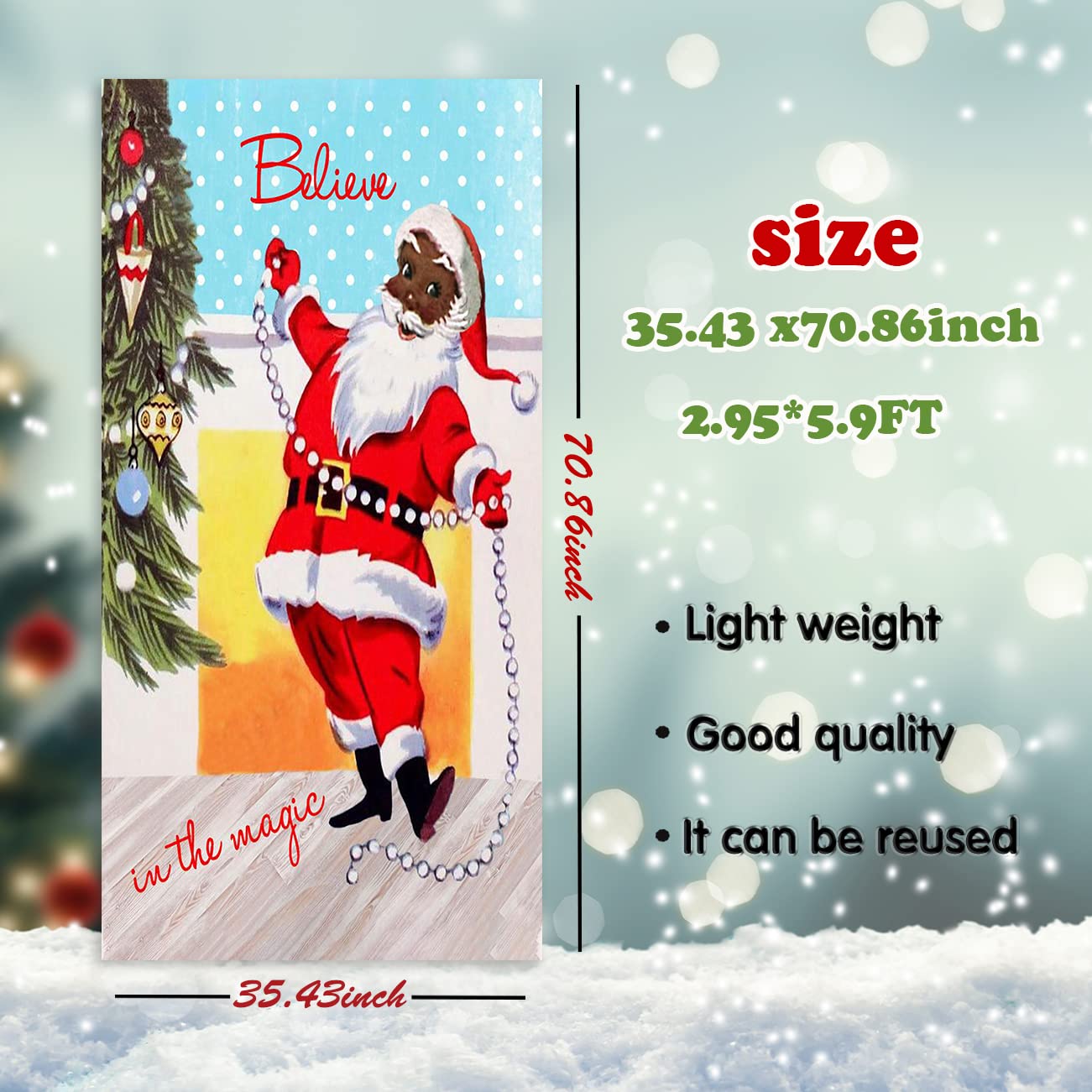 African American Christmas Greeting Cards for and of the Culture., image size:1301x1301