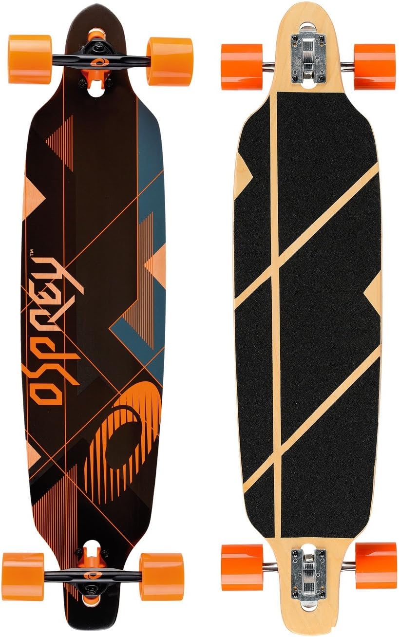 Osprey Twin Tip Longboards, Complete Skateboard- Multiple Styles