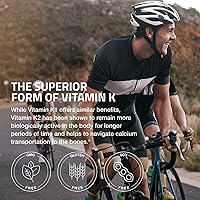 Vista 4 de Bronson Vitamina K2 como MK-7 Menaquinona 100 mcg sin OGM, 120 cápsulas