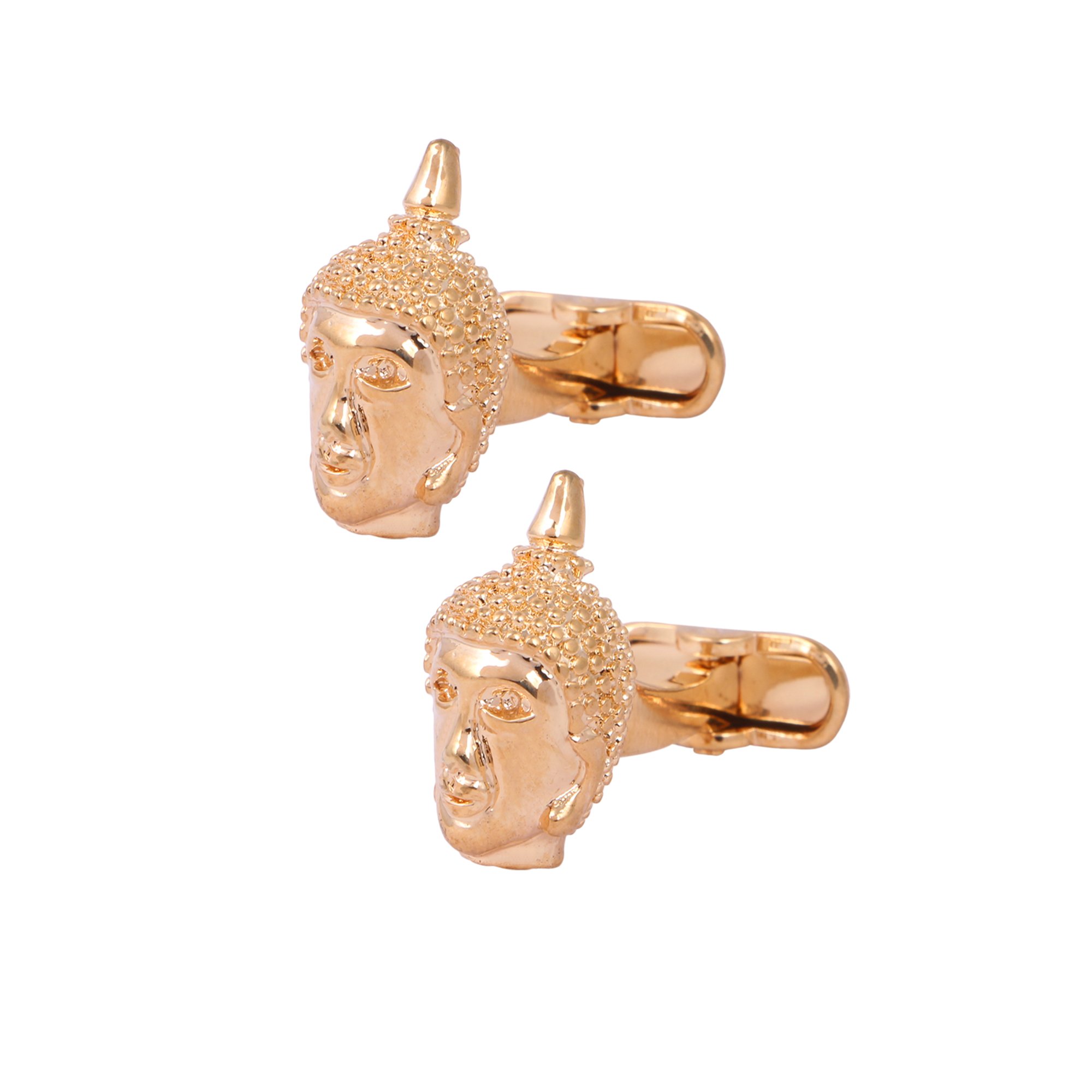 riyasat Gold Look Buddha Designer Men's Cufflinks (One Pair of Cufflinks) …-picture-39