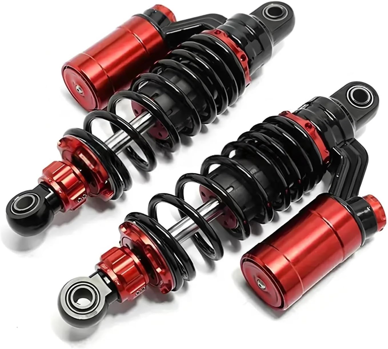 Shock Absorber Adjustable Rear 2Pcs Universal 265mm Motorcycle Rear Damping Adjust Shock Absorber Suspension Modification Protection