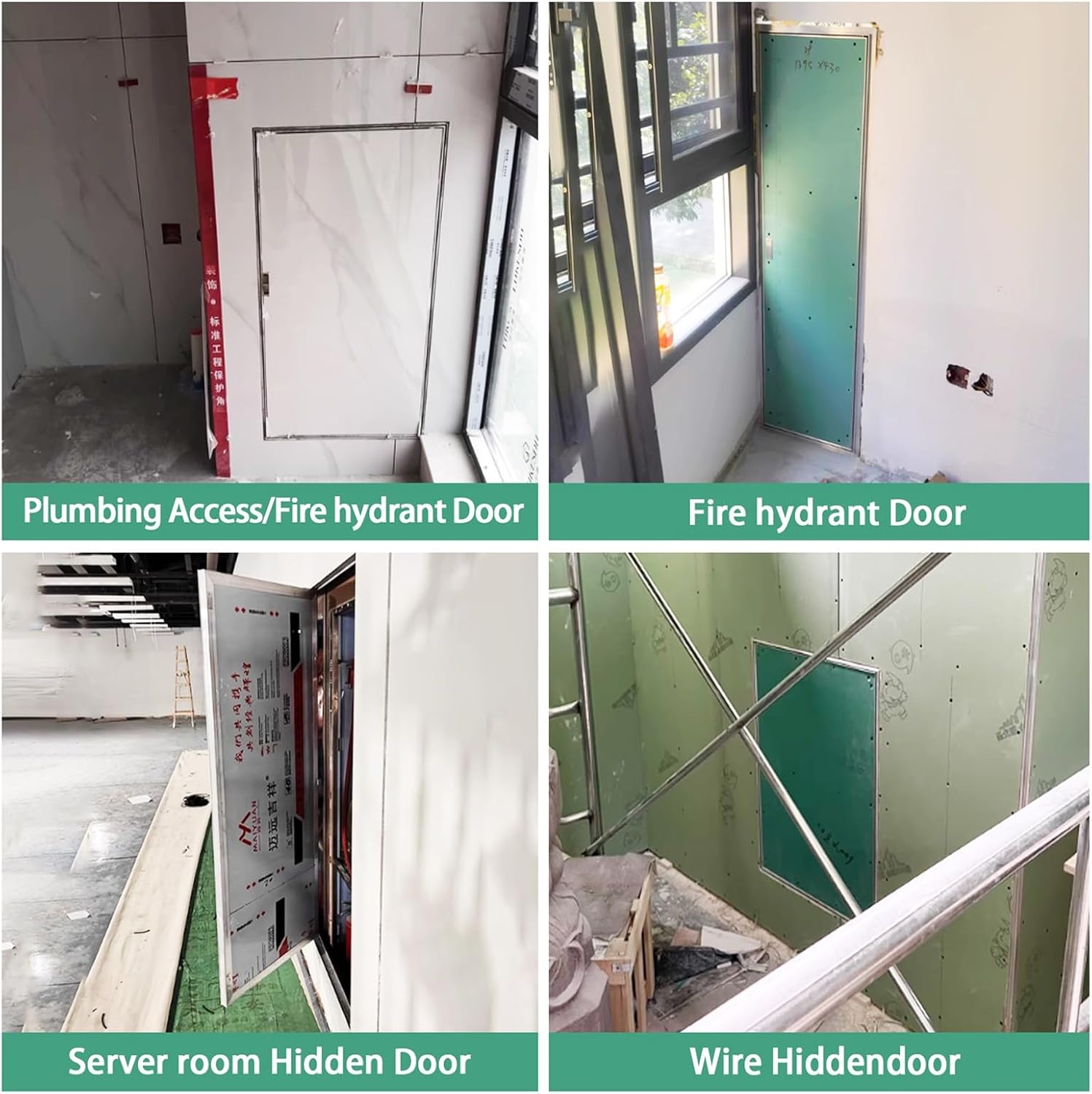 12 14 16 18 20 22 24 26 28 30 32 34 36 Inch Wide Access Door for Drywall,Paintable Concealed Door/Plumbing Access Panel,Pop-Out Spring Loaded Inspection Service,Bathroom Services