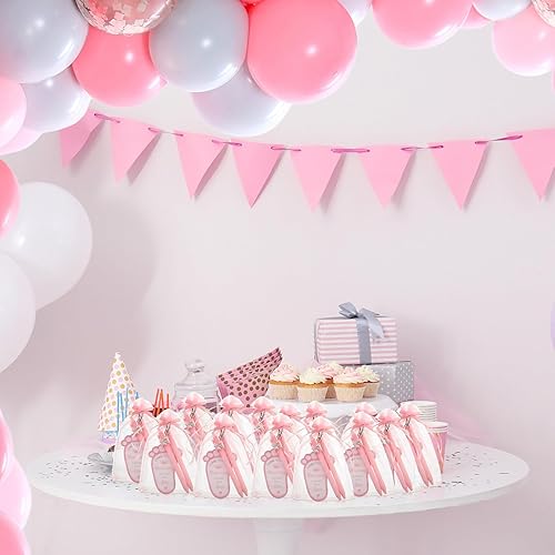 Miniatura 6 de Ctosree 250 piezas de recuerdos de baby shower, incluye bolígrafos, llaveros de ángel, bolsas de organza, tarjetas de agradecimiento para regalos de
