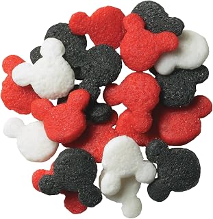 Mickey Mouse Quins, Red/Black/White, 3 Pounds, Red, Black, White