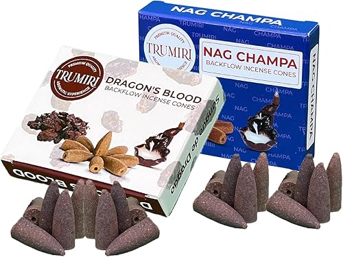 Vista 142 de Paquete combinado de conos de incienso de reflujo – 10 opio + 10 conos de incienso perfumados de cannabis