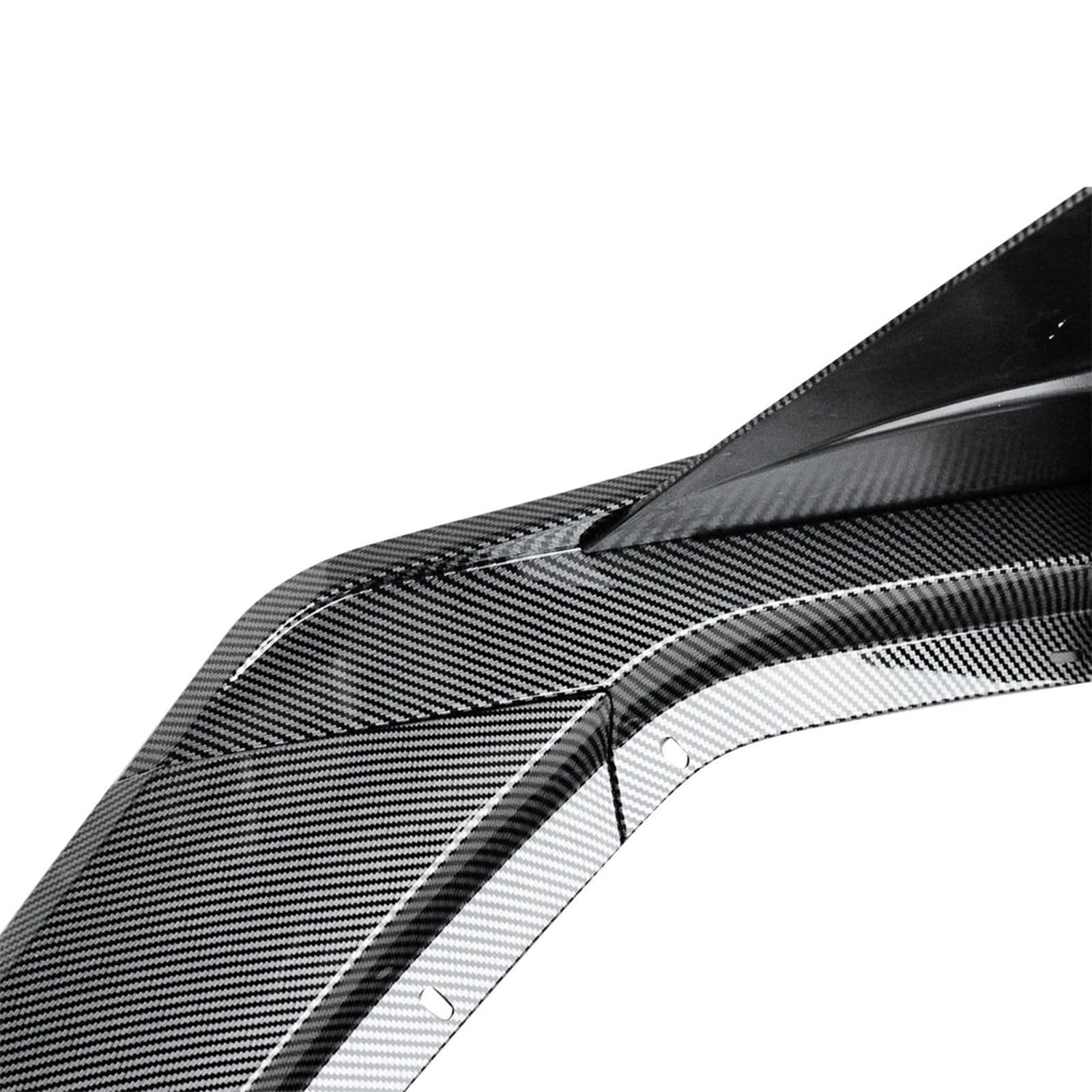 Uniwersalny spoiler Do Corvette C8 2 Door Z51 Stingray STG 3 | 2020-2024 Glossy Black Carbon Look Przedni Dokładka przedniego zderzaka
