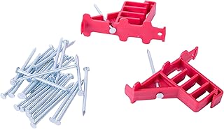 Gardner Bender MCS-100W Multi-Cable Staple, Secures: (NM) Non-Metalic, Coaxial & Data / CAT 5, 100 Pk., Red