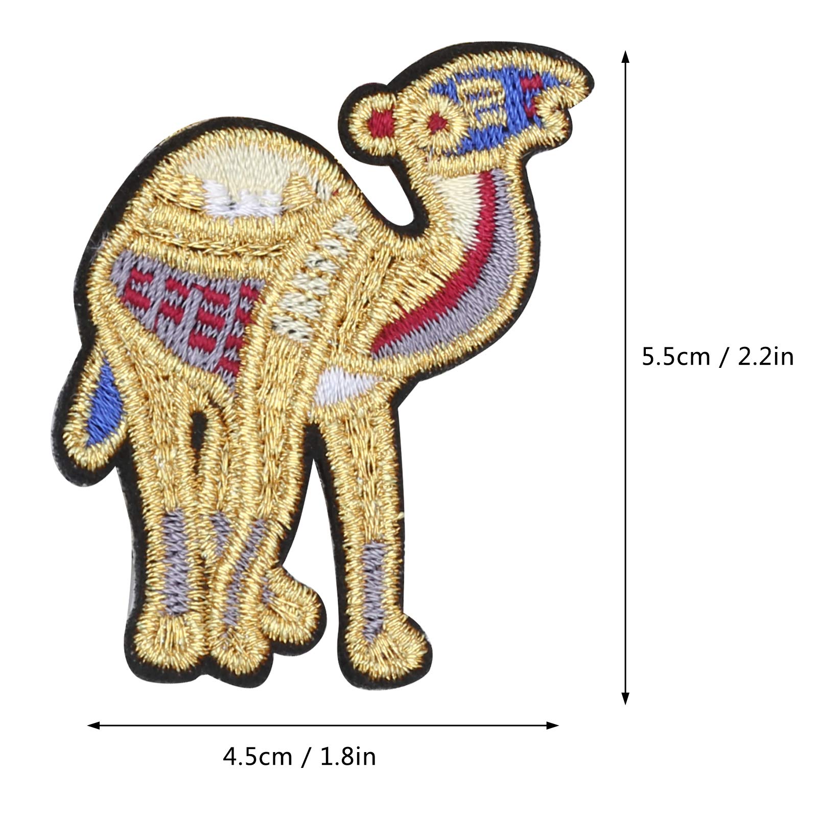 Toppa Patch Stoffa Regno Unito Toppa Ricamo Cammello Da Cucire | Badge In Tessuto | Tema Nazionale UK | Per Abiti E Borse Applicazioni Per Tessuti