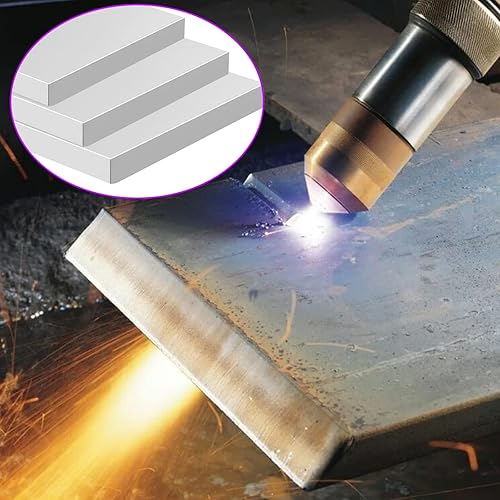 Miniatura 7 de Paquete de 6 barras planas cuadradas de aluminio de 14 x 2 pulgadas, placa plana de aluminio de 12 pulgadas de largo, barra de aluminio 6061, plata