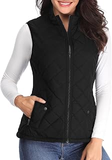 MISS MOLY Damen Weste mit Stehkragen Weste Jacke Winter Warm Ultraleicht