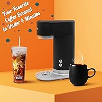 Vista 4 de Mr. Coffee Iced Coffee Maker, Single Serve Hot and Cold Coffee Maker with 22 ounce Reusable Tumbler, Filter and Wholesalehome Cloth