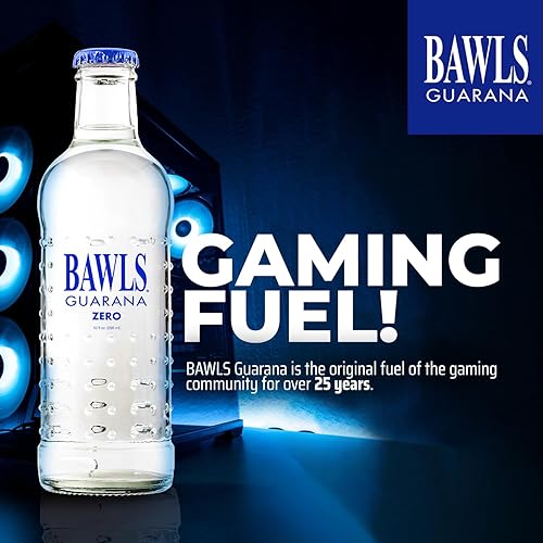 Miniatura 6 de BAWLS Guarana Zero, BAWLS - Bebida de guaraná, refresco de guaraná, refresco alimentado con guaraná para energía, bebida con cafeína de alta