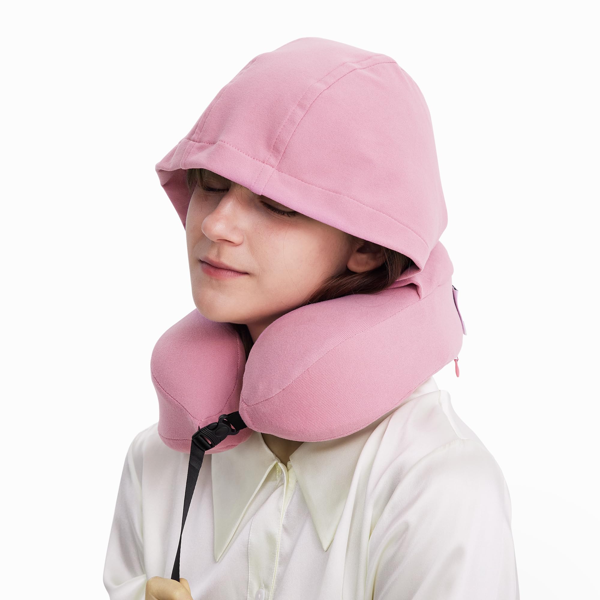 Amazon.com: ALLINCOZY Travel Pillow with Hood for Airplane, 100