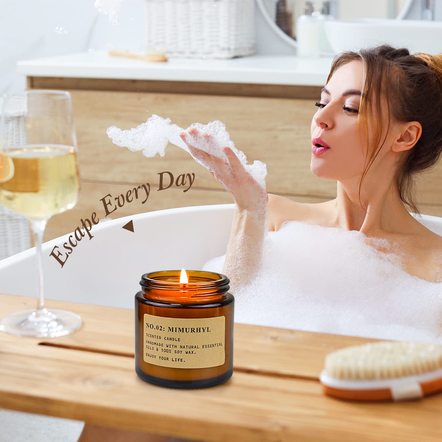 Amazon.co.jp: 香り付きキャンドル、4-6パック(#3-3パック) : ホーム