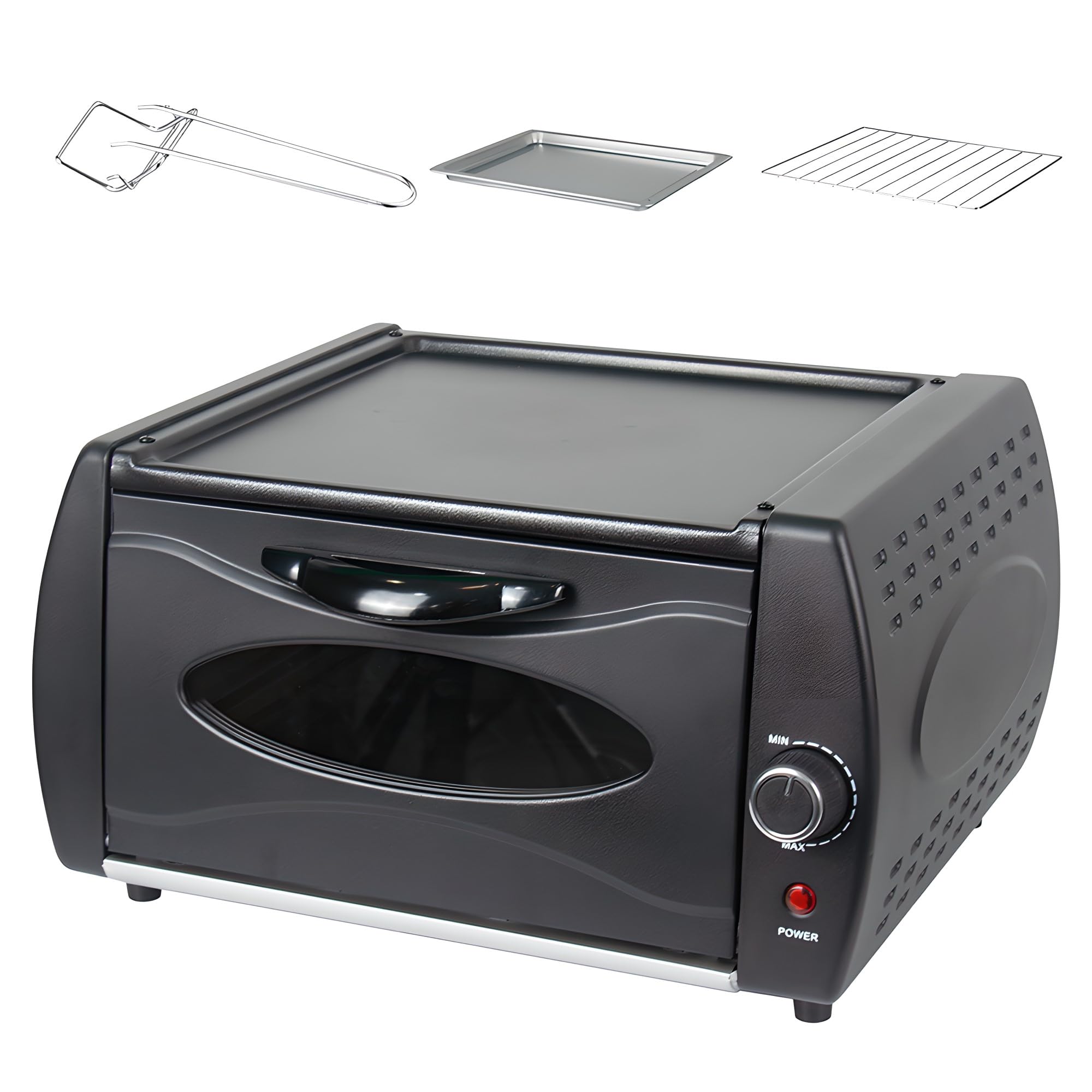 Four à Pizza électrique Tandoor – 2100W – Double Fonction : Four + Plaque Chauffante - 6
