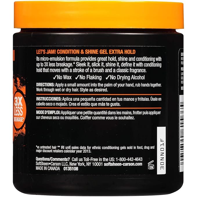 Gel fijador extra fuerte Let's Jam 14 oz miniatura 2