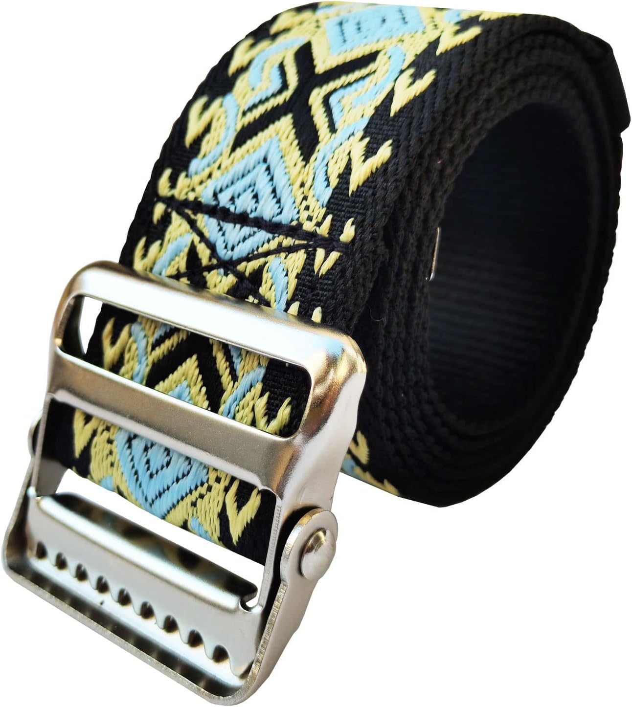 LAMBOX Gait Belt Transfer Belt with 2-inch Soft and Comfortable Jacquard Webbing for Caregivers, Seniors, Elderly, etc. (60 inch, Color4)