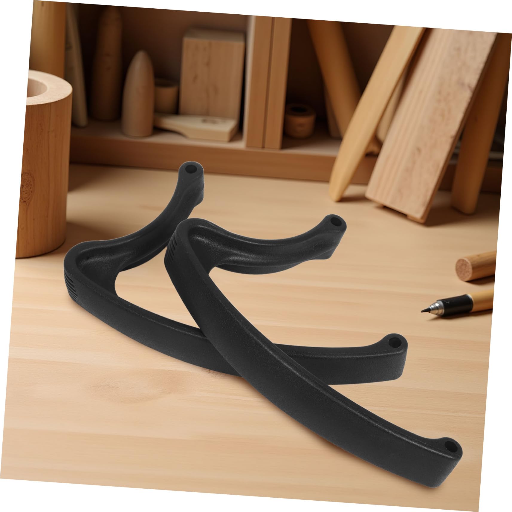 Braccioli per Sedia da Ufficio in Plastica Resistente Supporto Ergonomico per Polsi Adatti Sedia da Scrivania Gaming per Anziani Disabili Accessori Sostitutivi Rafforzati
