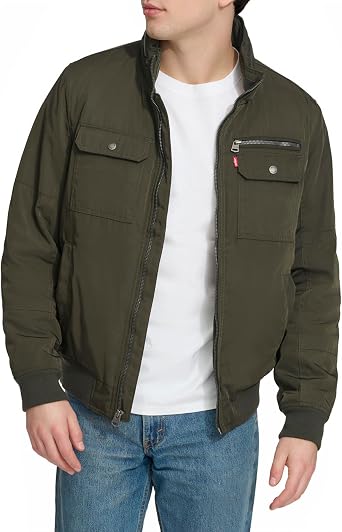 Levi's Men's Levi's Men's Stand Collar Utility Bomber Jacket pack of 1