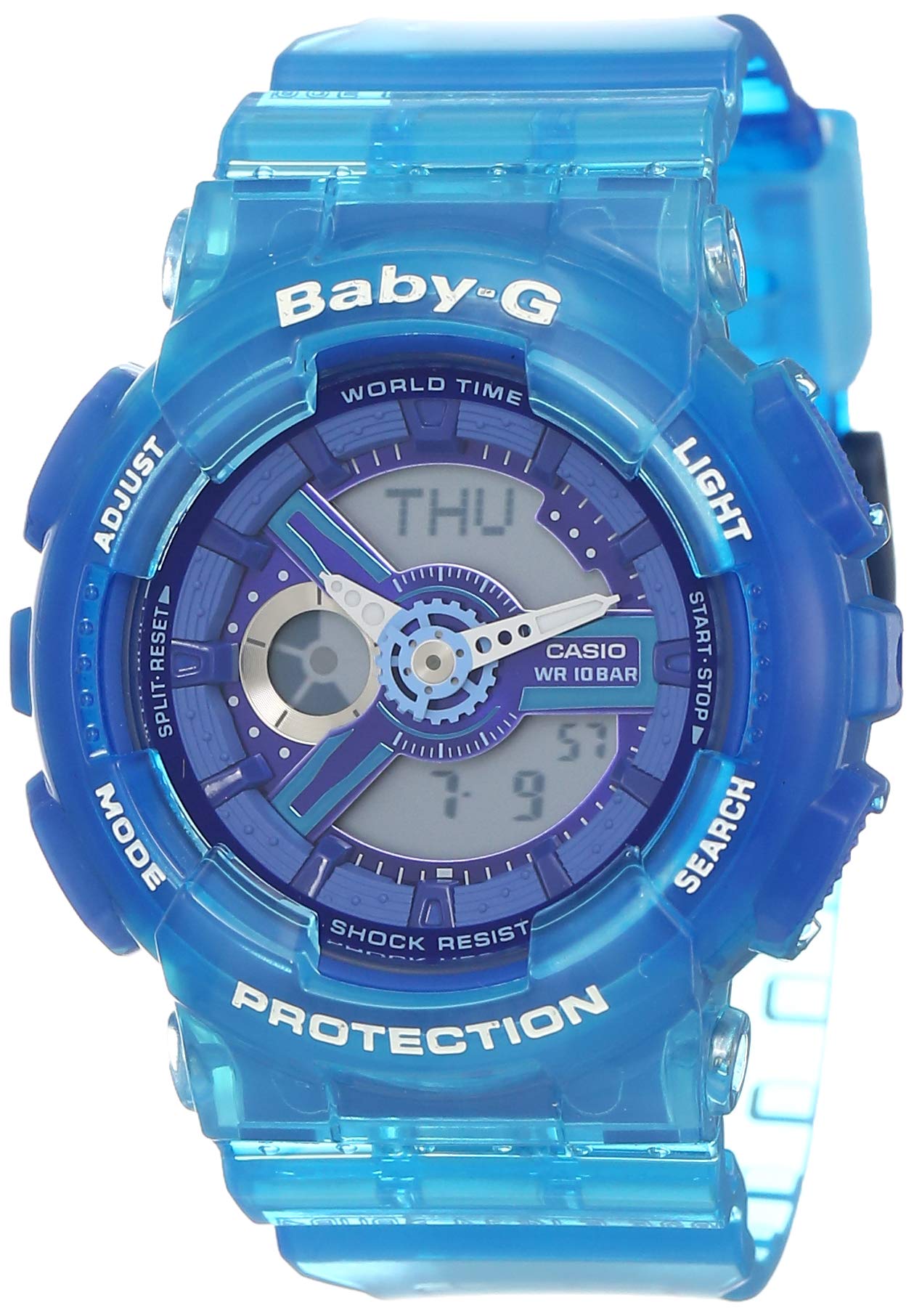 BA110JM-2A Baby-G Casio Gradation Blue Transparent Watch (B0733W446C) Amazon Price History, Amazon Price Tracker