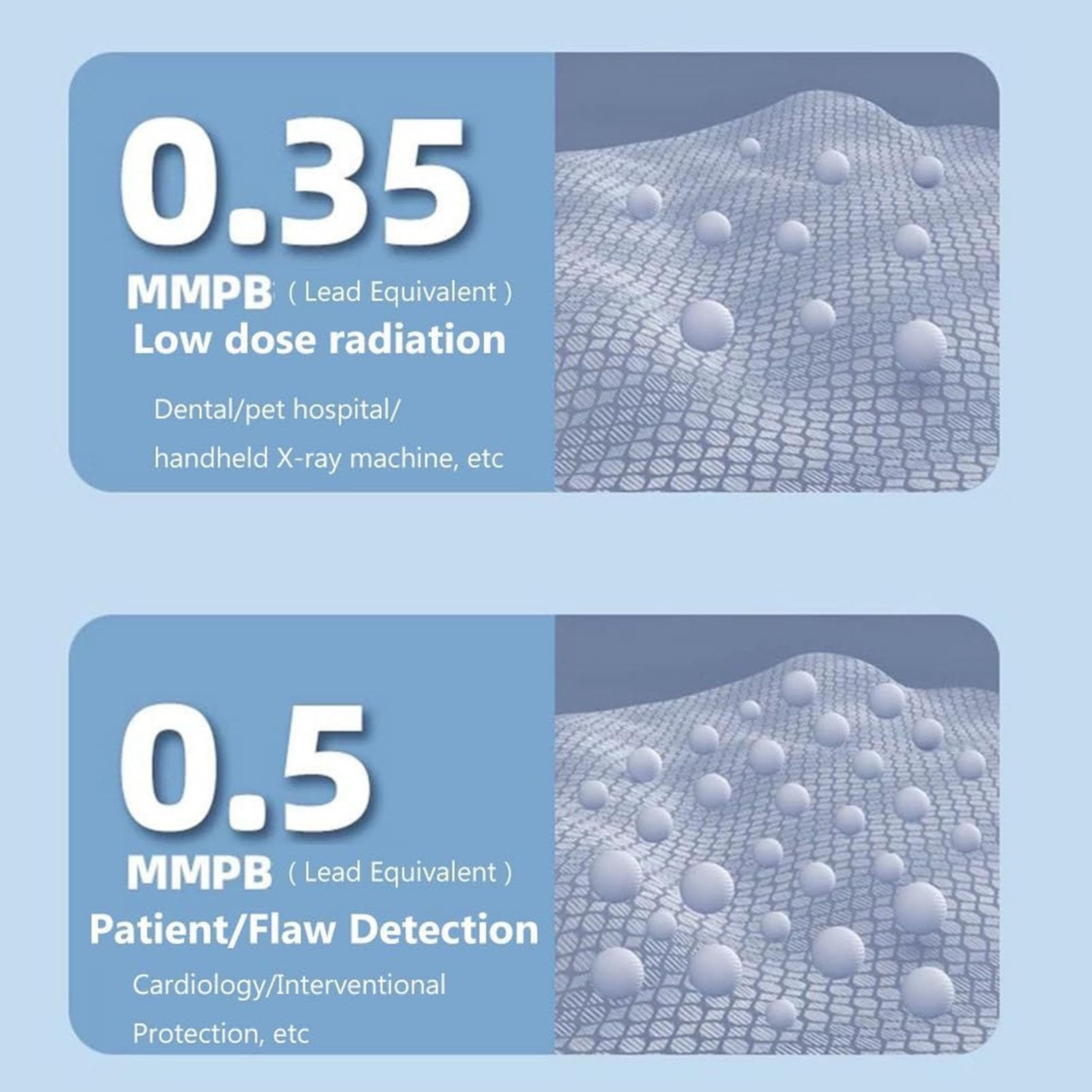 Delantal de Plomo Delantal De Plomo para Protección contra Rayos X, Ropa De Plomo Resistente A La Radiación para Hombres Y Mujeres Adultos, Talla Ajustable(0.35mmpb,90x60cm)