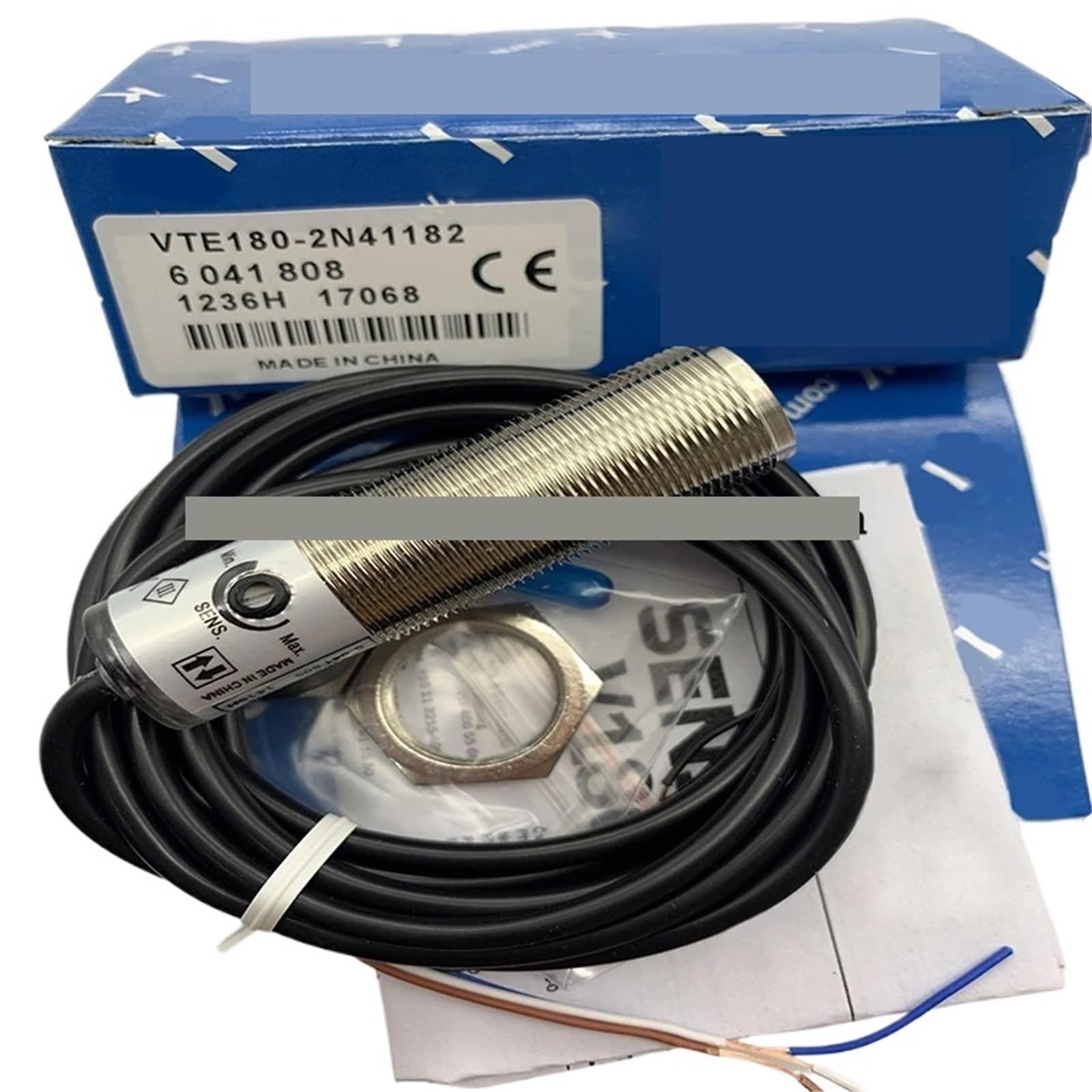 Capteur de proximité optique VTE180-2N41182 détecteur cellule photoélectrique M18