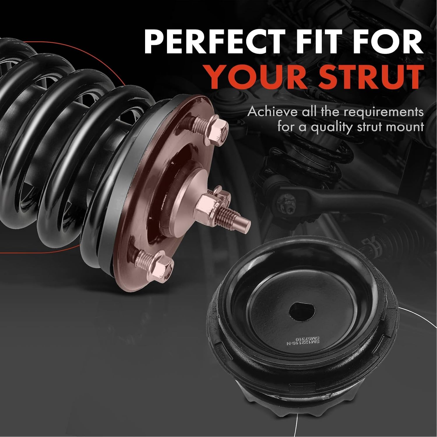 A-Premium Front Suspension Strut Mount Compatible with Kia Soul 2010 2011 2012 2013 1.6L 2.0L