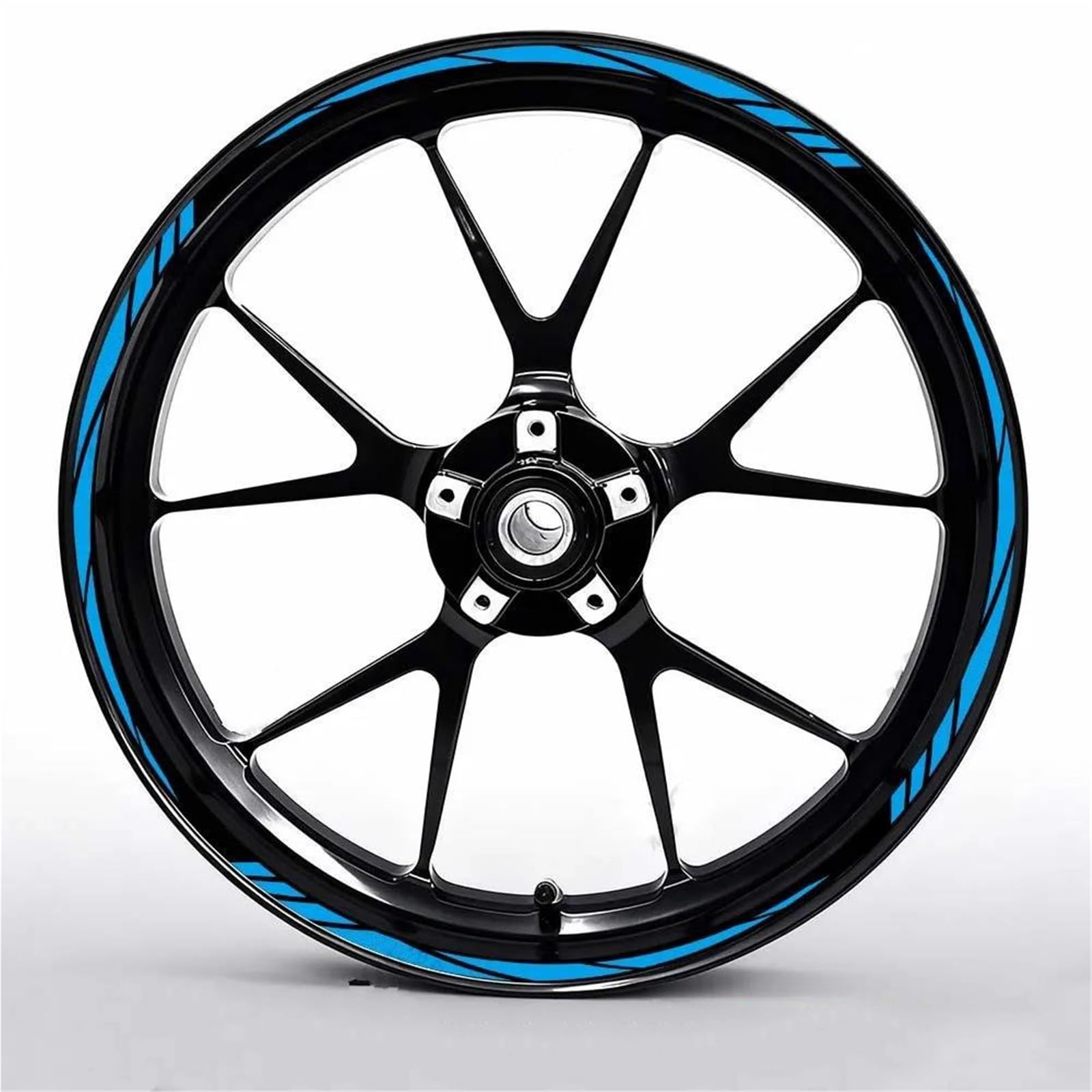 Motorcycle Wheel Stickers for Ducati Reflective Wheel Sticker Motorcycle 17inch Rim Stripes Inside of Hub Decal(17inch 07)
