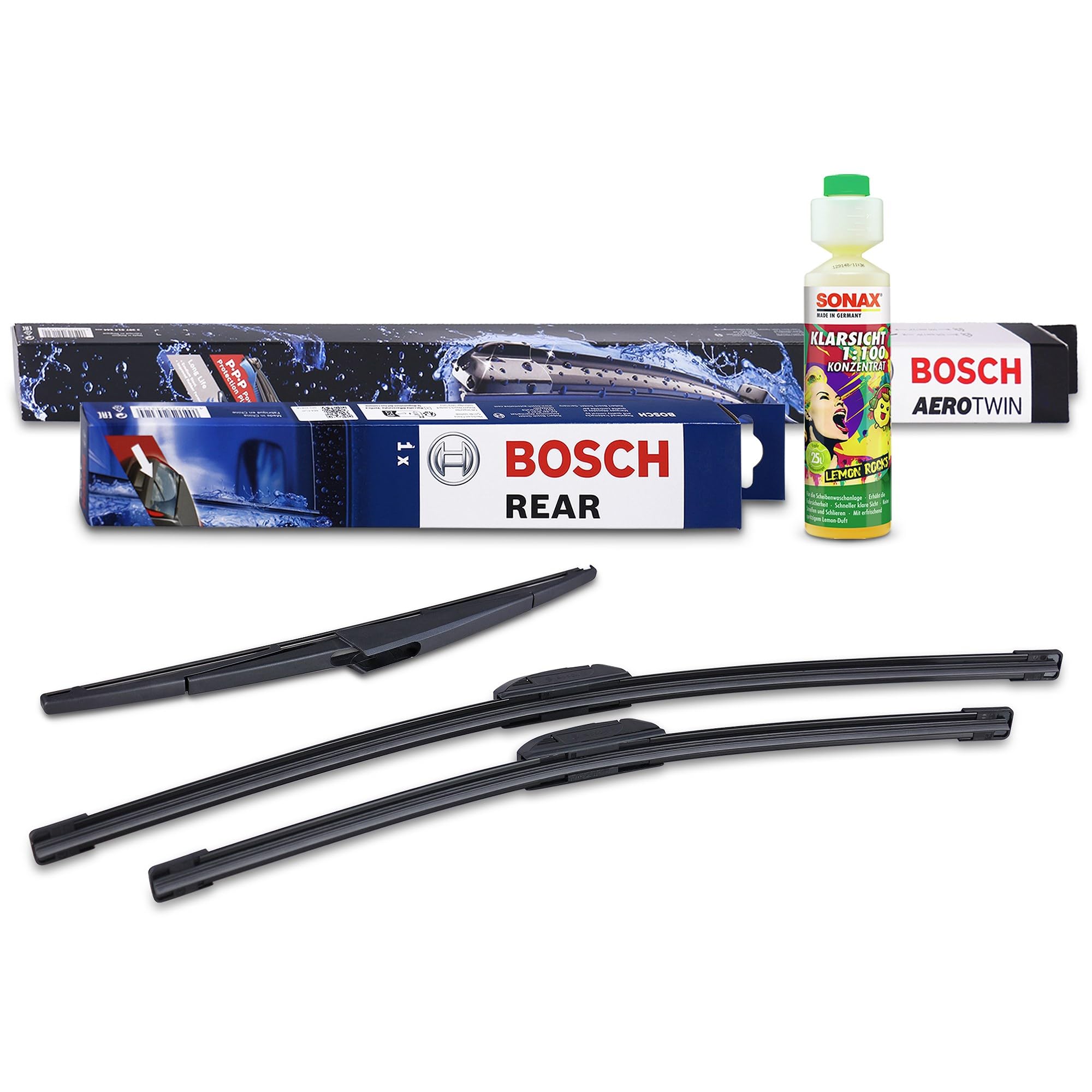 BOSCH Wischer vorne +hinten +Scheibenreiniger 31185380 vorne | Kompatibel mit: OPEL SIGNUM CC, VECTRA C Caravan