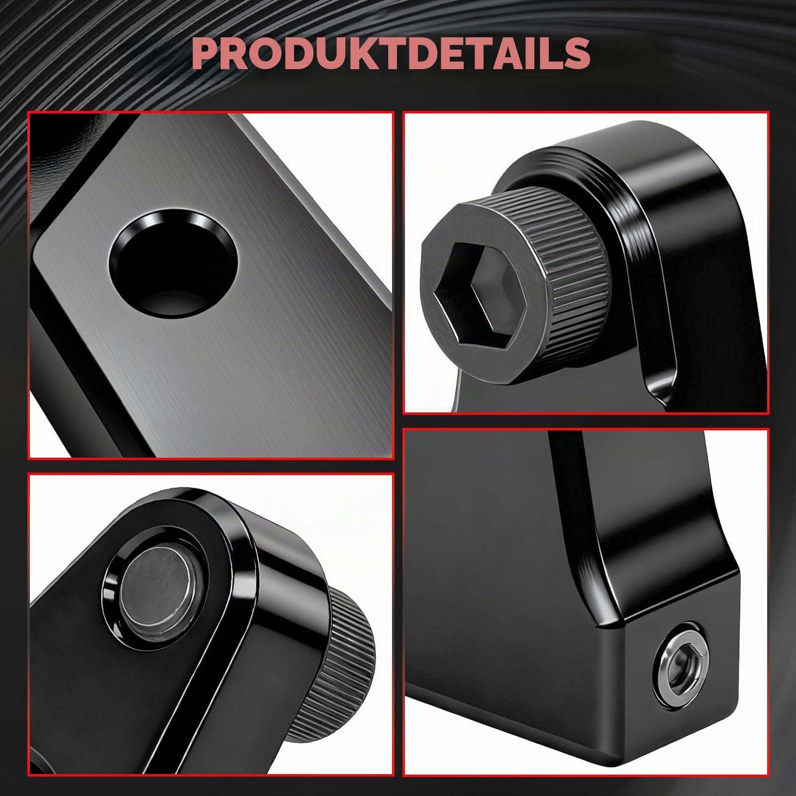 EZ Shift Neutral Gear Assist Kit für Harley Touring Dyna Softail Doppelnockenmotor Schwarz