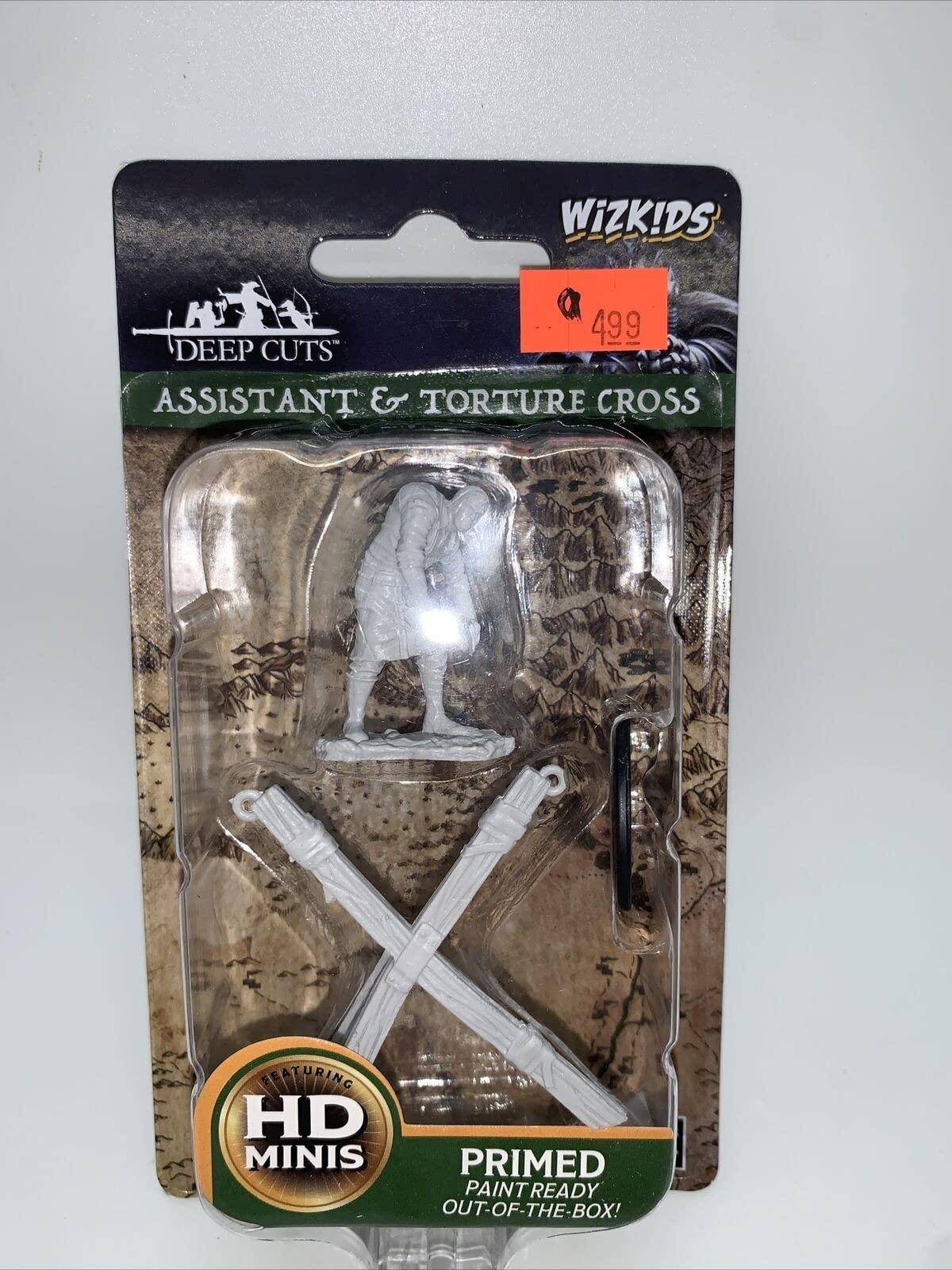 WizKids Deep Cuts Unpainted Miniatures: Assistant & Torture Cross - Terrain Scenery For Tabletop Games - View #3