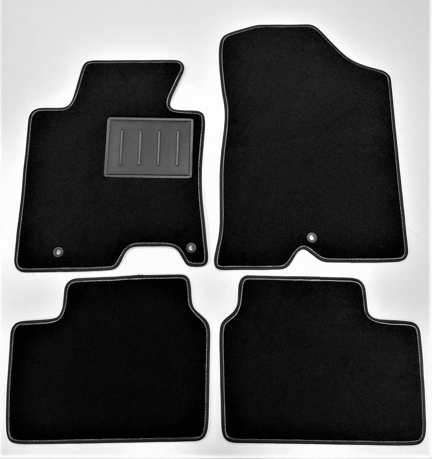 ASC Tappetini Auto Su Misura Per Kia Ceed 2 Serie (2012-2018) – Set 4 Pezzi In Moquette Premium Con Battitacco In Gomma E Ancoraggi - 6