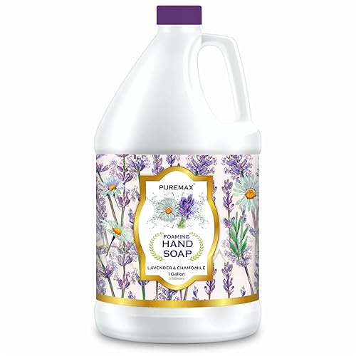 Recambios de jabón de manos espumoso con aceites esenciales Lavanda manzanilla Suave, hidratante Sin triclosán Fabricado en Estados Unidos 128