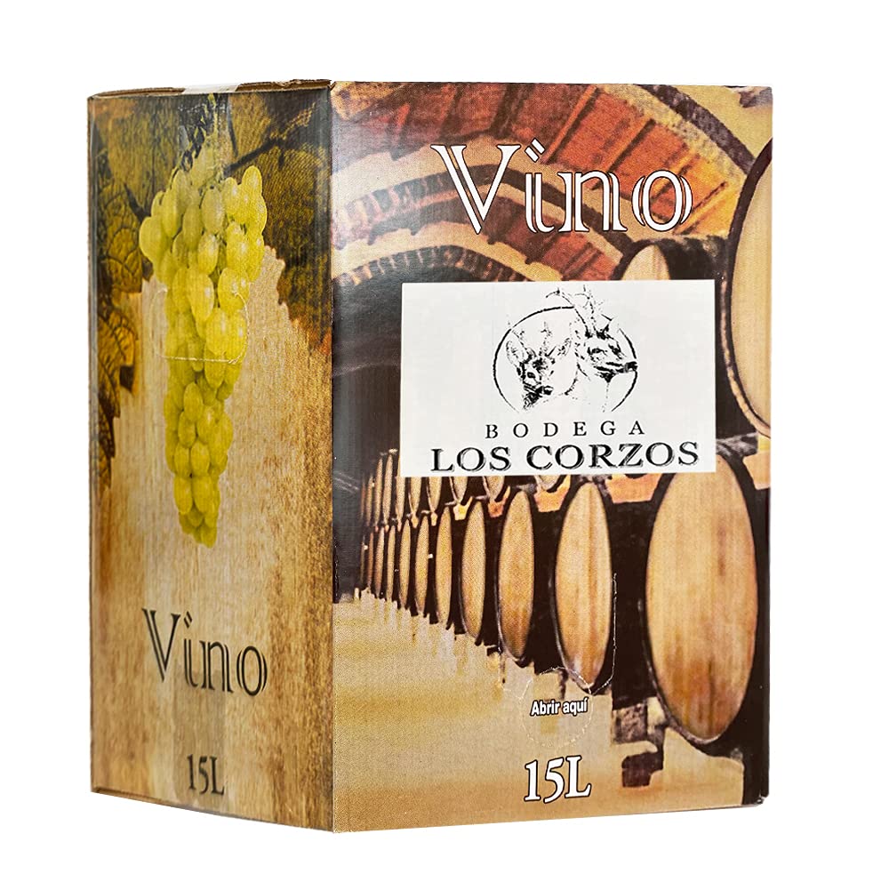 Bag in Box 15L Vino cosechero vino tinto joven de Bodega Los Corzos (20 Botellas de 750 ml)
