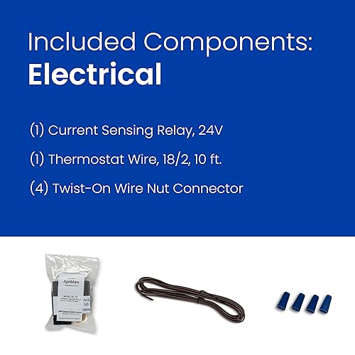 Miniatura 5 de Kit de instalación de humidificador AprilAire 5843 para humidificadores de toda la casa con control manual, compatible con modelos de humidificador