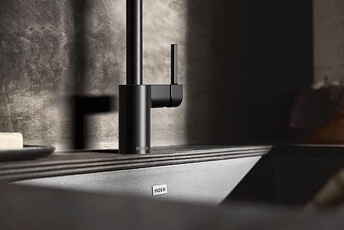 Miniatura 9 de Moen 7565 Align - Grifo de cocina monocomando desplegable con tecnología de rociador Reflex y Power Clean, cromado