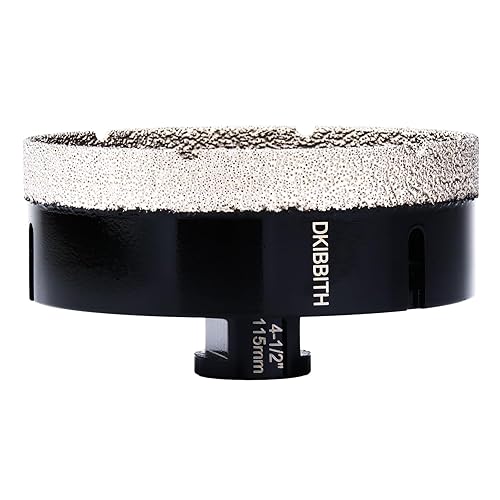 Vista 19 de DKIBBITH Brocas de diamante de núcleo seco 3/4 Pulgada 20mm Amoladora angular soldada al vacío para azulejos de porcelana, cerámica, granito